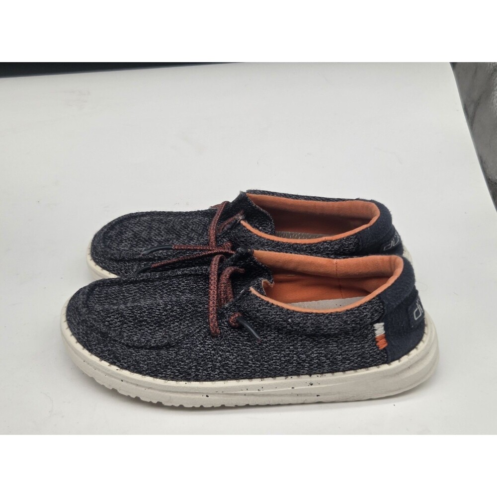 Hey Dude Wally Sox Ocean Blue Size K13 Blue Orange Kids 13